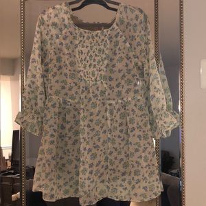 Free People Floral Babydoll Dress/Tunic